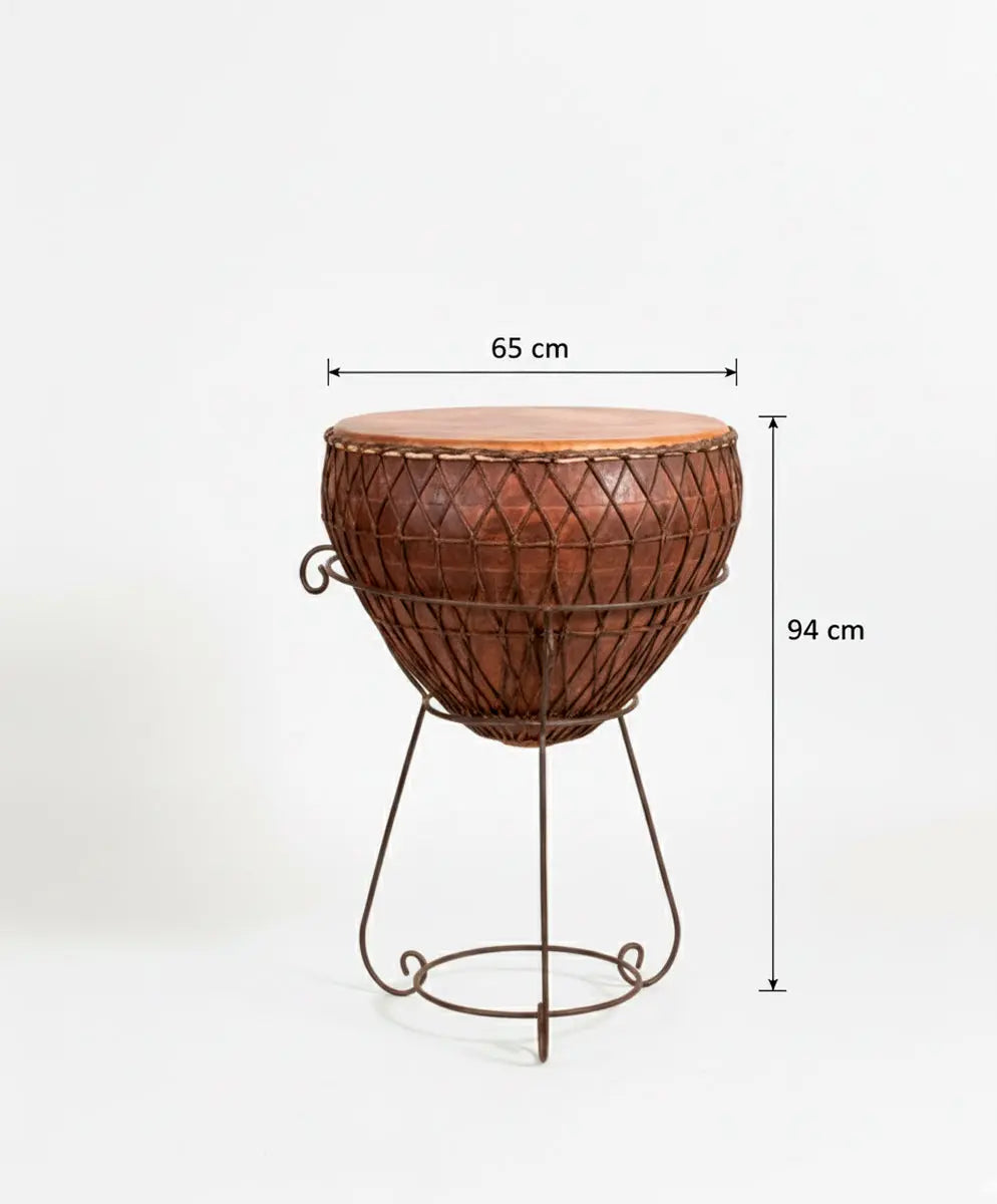 Tambor tribal antiguo Antique arte y decoracion