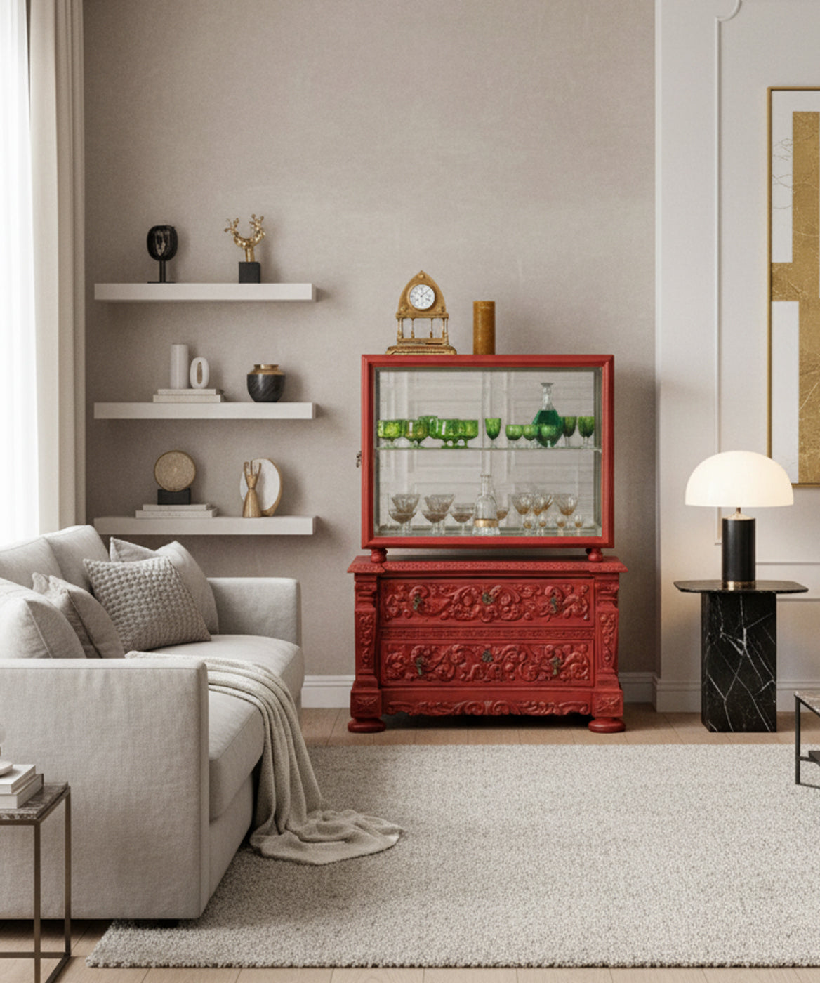 Vitrina antigua Magots