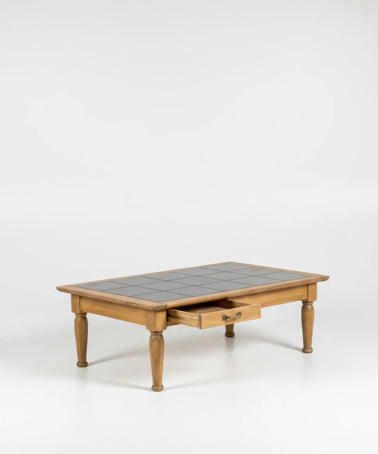 Mesa de centro rústica de madera Antique arte y decoracion