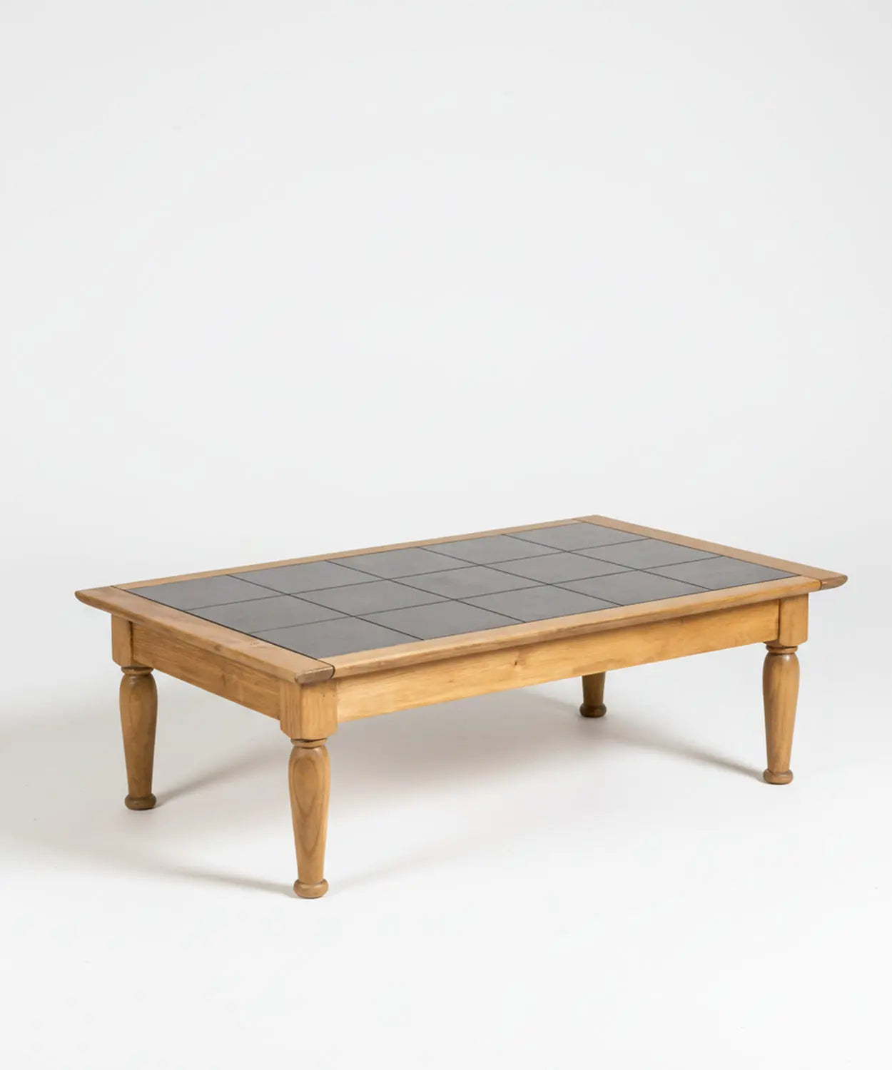 Mesa de centro rústica de madera Antique arte y decoracion