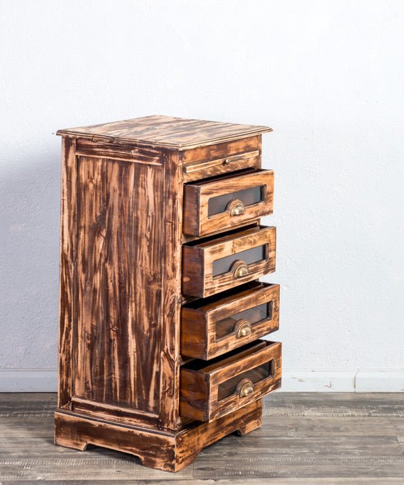 Archivador antiguo de madera - Antique arte y decoracion