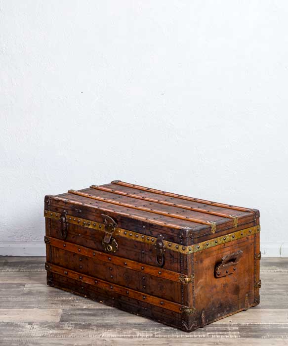 Baúl antiguo de viaje - Antique arte y decoracion