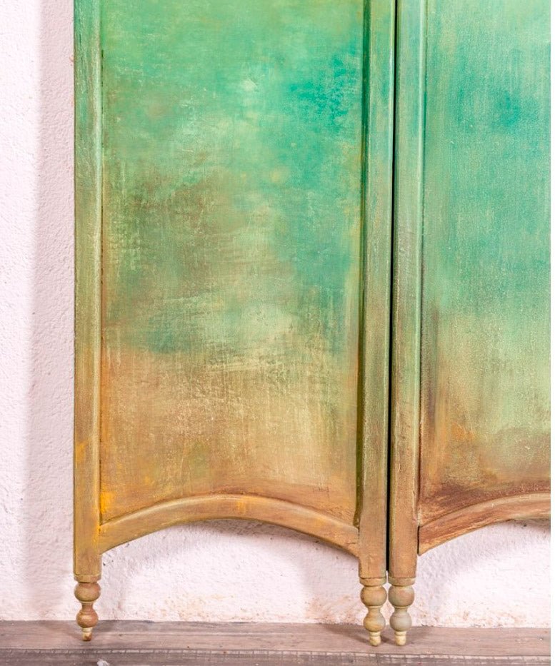 Biombo antiguo restaurado Brenne - Antique arte y decoracion