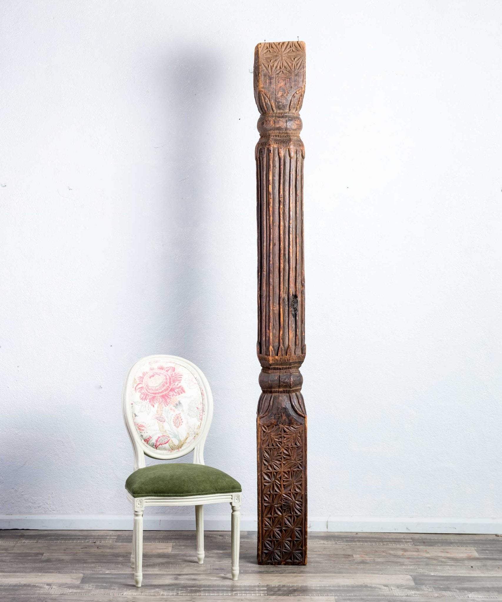 Columna india antigua Latur - Antique arte y decoracion
