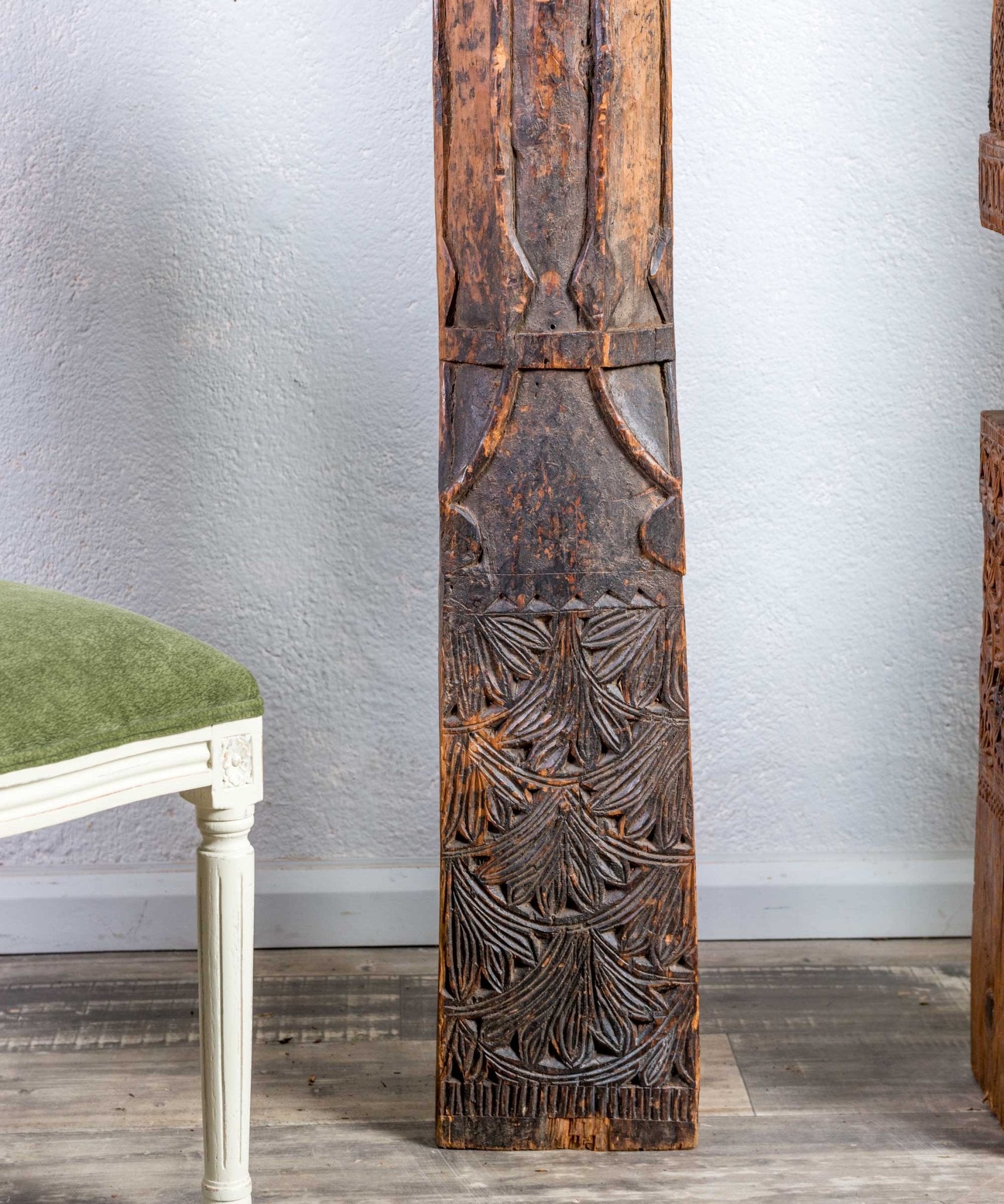Columna india antigua Susima - Antique arte y decoracion