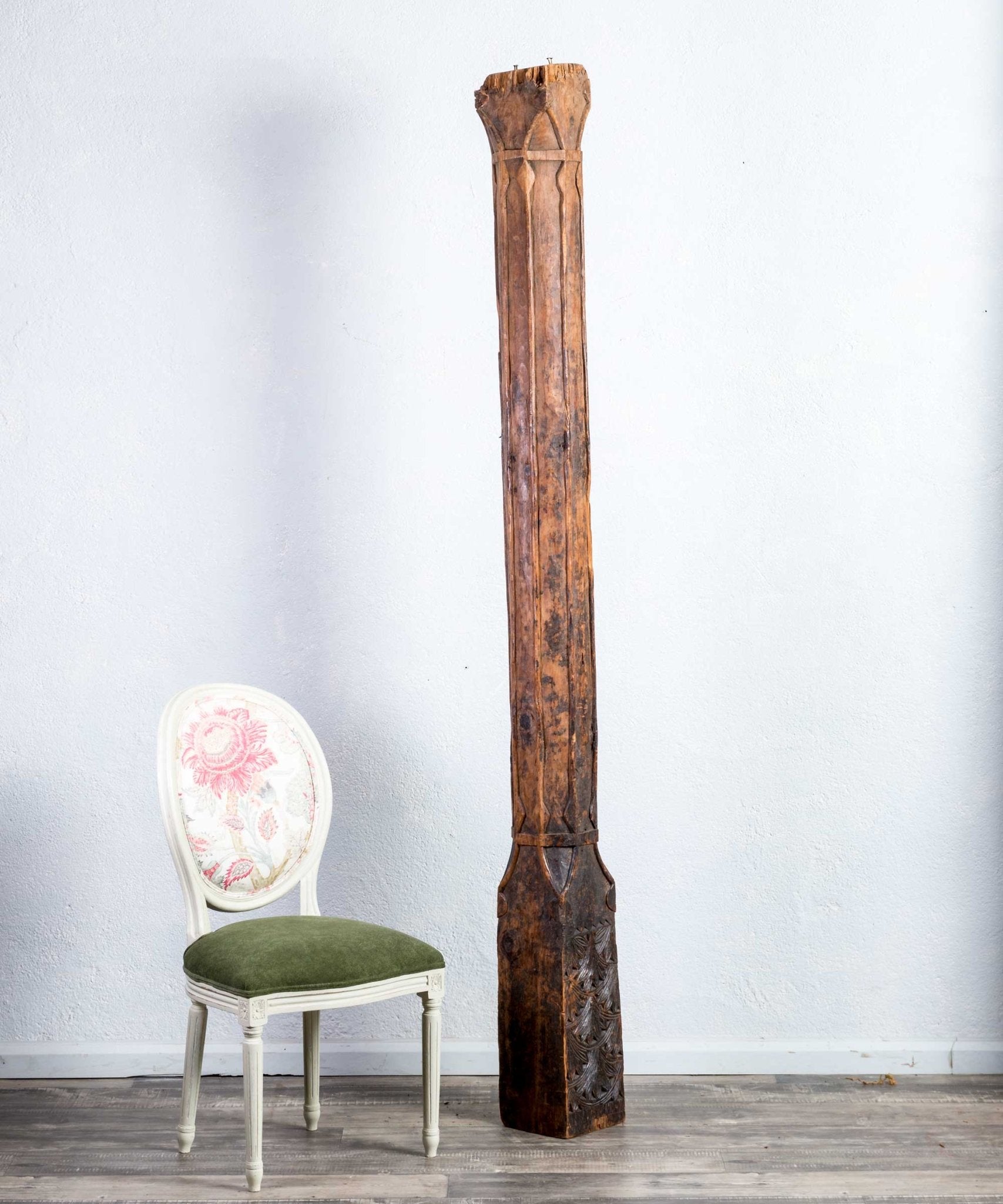 Columna india antigua Susima - Antique arte y decoracion