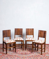 Conjunto de 4 sillas antiguas Blancanieves - Antique arte y decoracion
