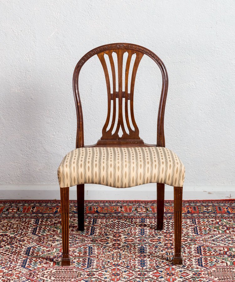 Conjunto de 4 Sillas Antiguas Estilo Inglés - Antique arte y decoracion