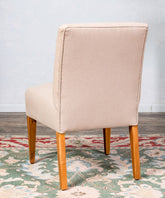 Conjunto de 4 sillas de lino diseño vintage - Antique arte y decoracion