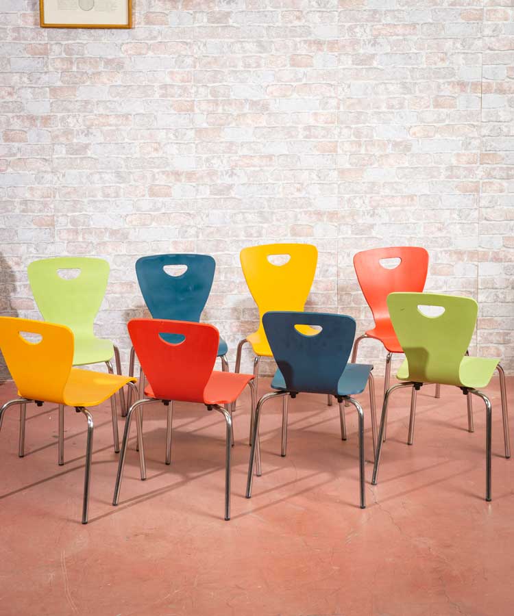 Conjunto de 8 sillas vintage Vigo - Antique arte y decoracion