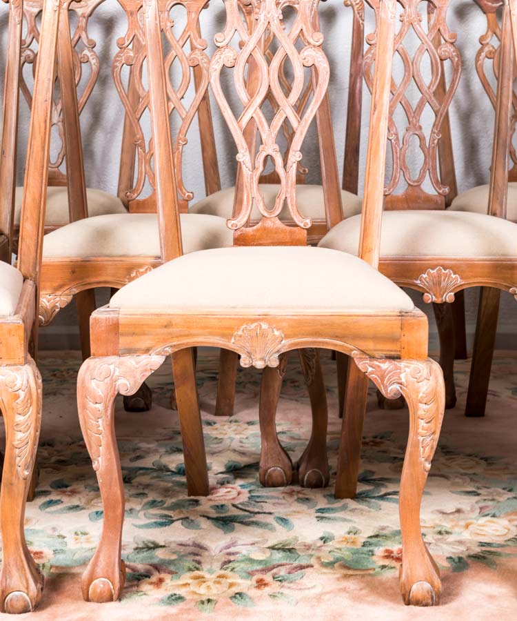 Conjunto de sillas y sillones franceses Vernon - Antique arte y decoracion