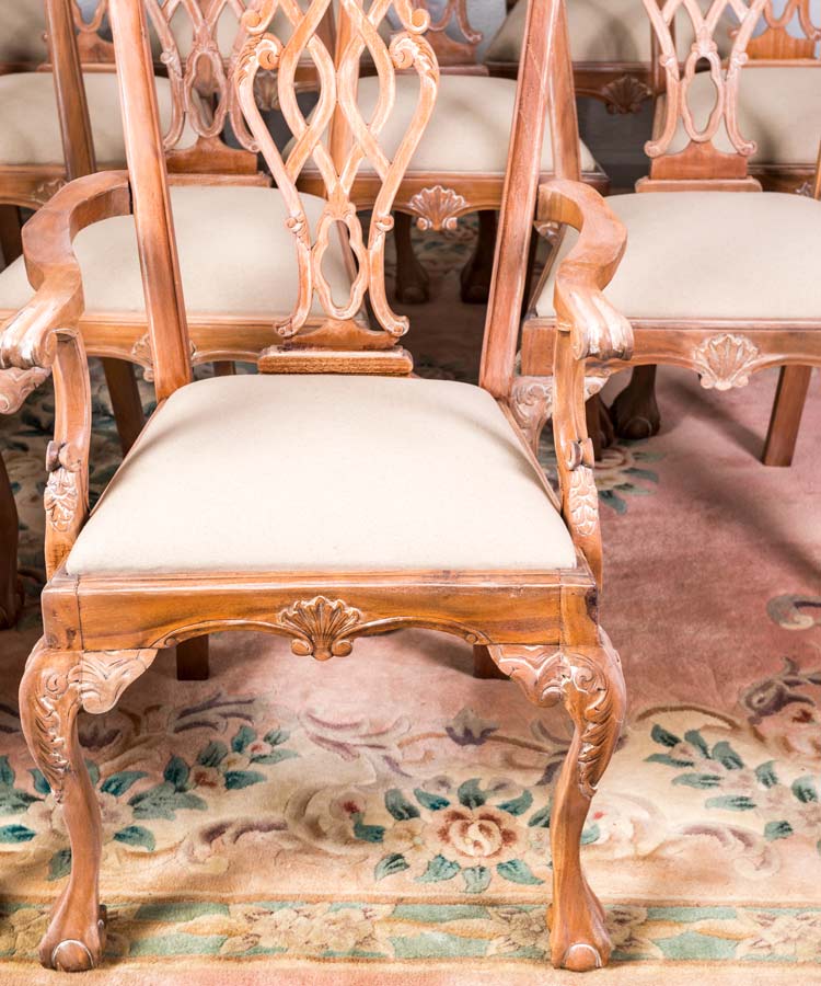 Conjunto de sillas y sillones franceses Vernon - Antique arte y decoracion