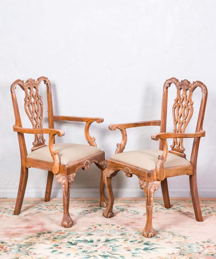 Conjunto de sillas y sillones franceses Vernon - Antique arte y decoracion