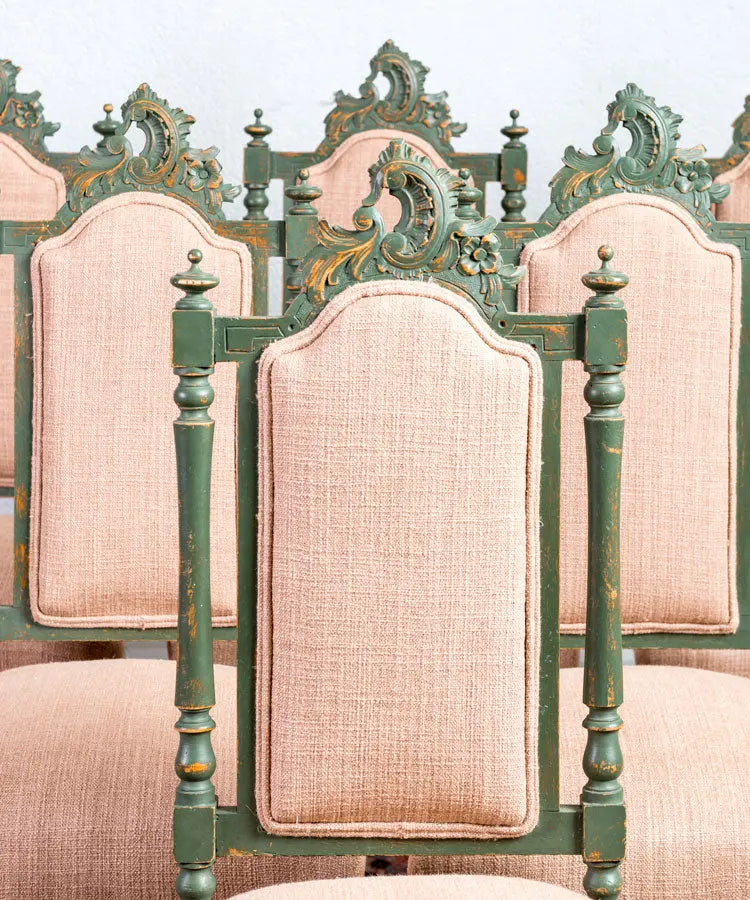 Silla antigua Indigo Antique arte y decoracion
