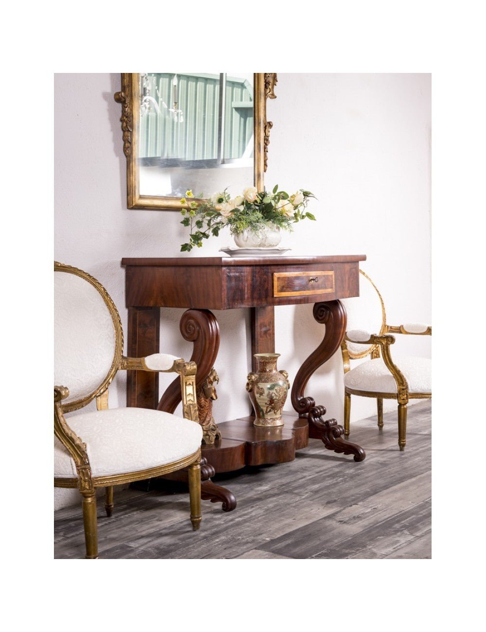 Consola antigua isabelina - Antique arte y decoracion