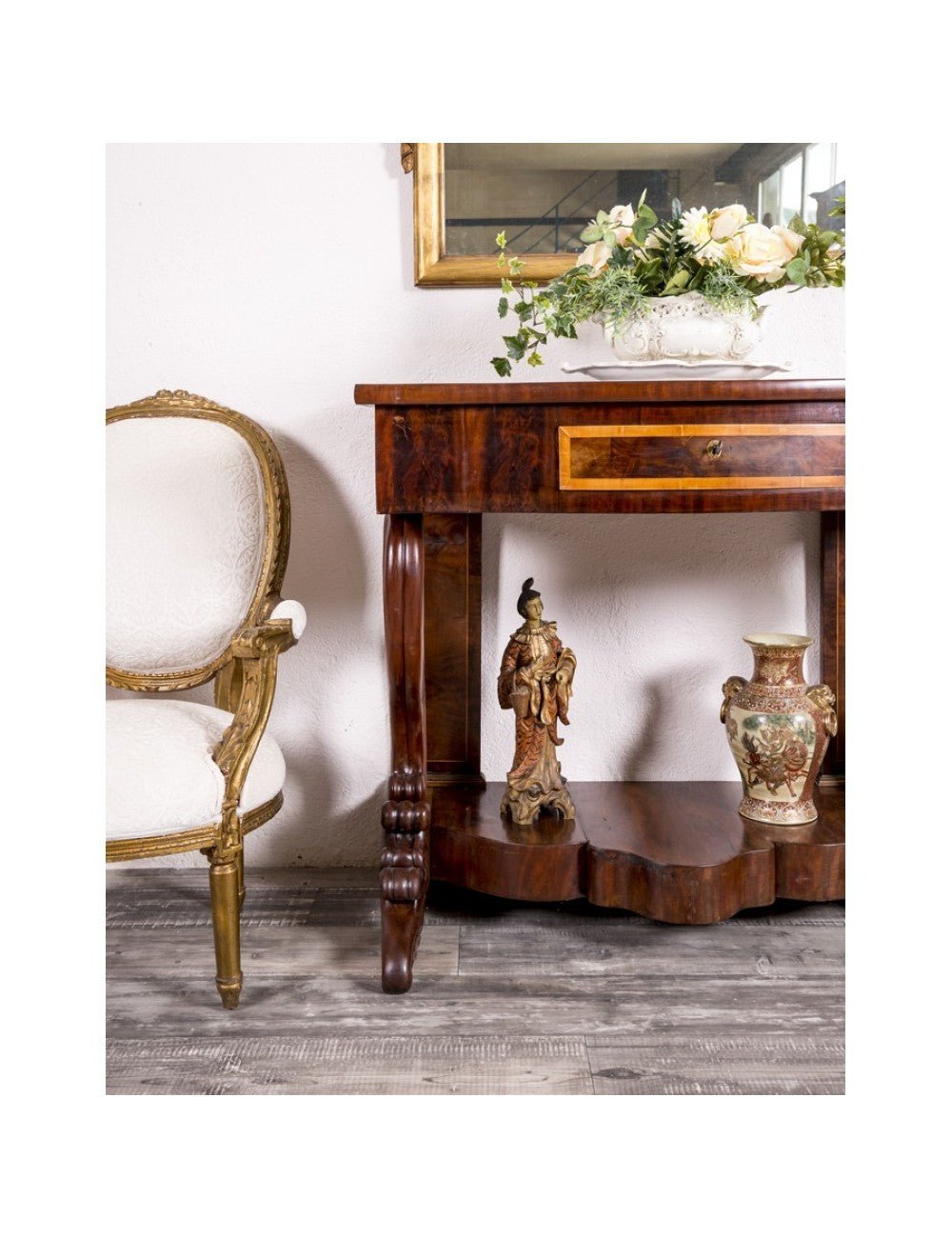 Consola antigua isabelina - Antique arte y decoracion