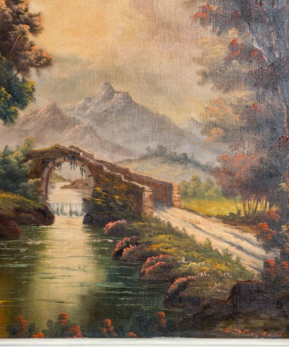 Cuadro paisaje otoñal - Antique arte y decoracion