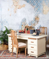 Escritorio de roble americano - Antique arte y decoracion