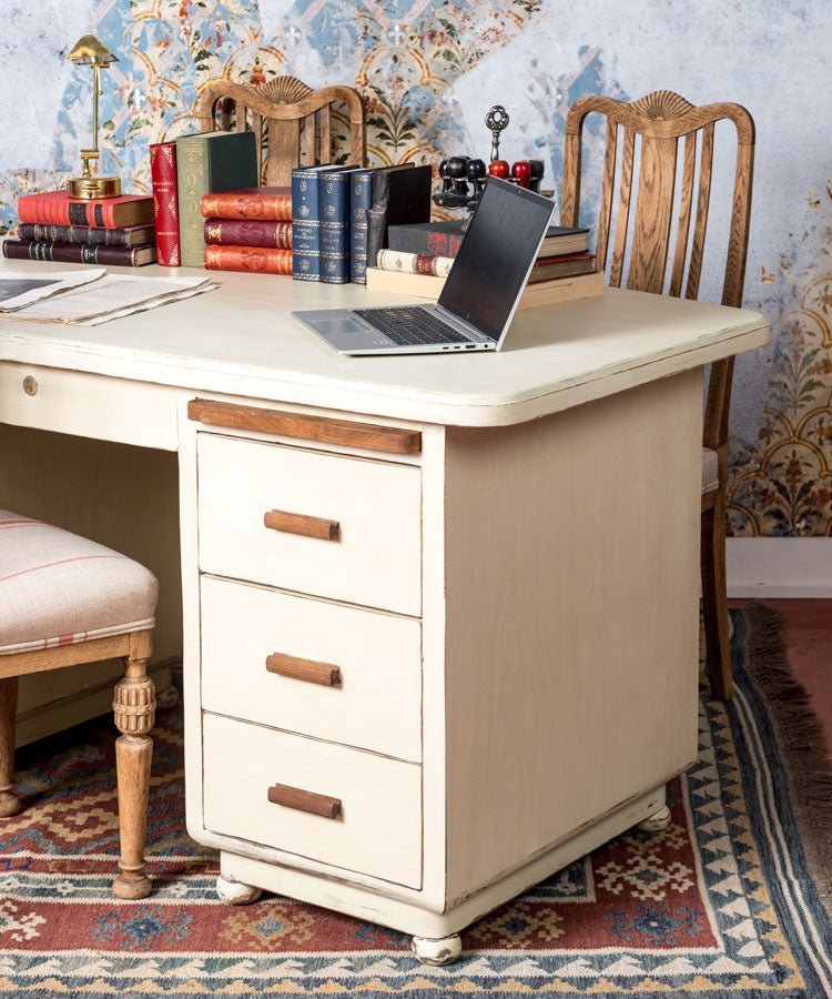 Escritorio de roble americano - Antique arte y decoracion