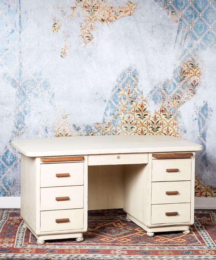 Escritorio de roble americano - Antique arte y decoracion