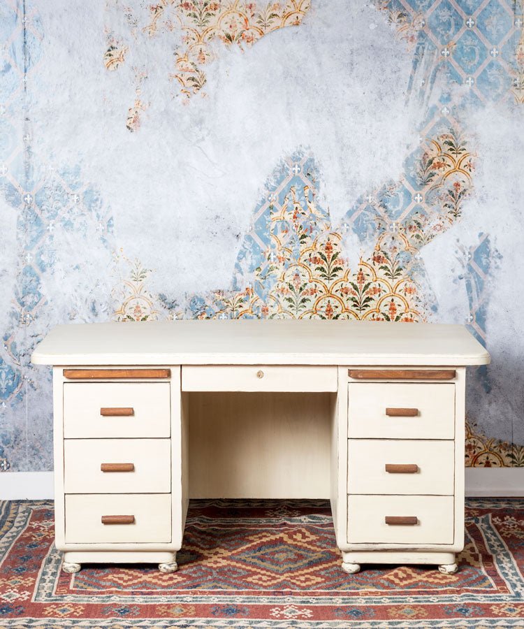 Escritorio de roble americano - Antique arte y decoracion