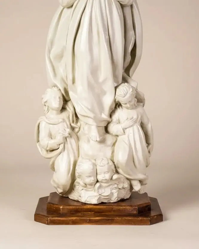 Escultura antigua Virgen De La Asunción - Antique arte y decoracion