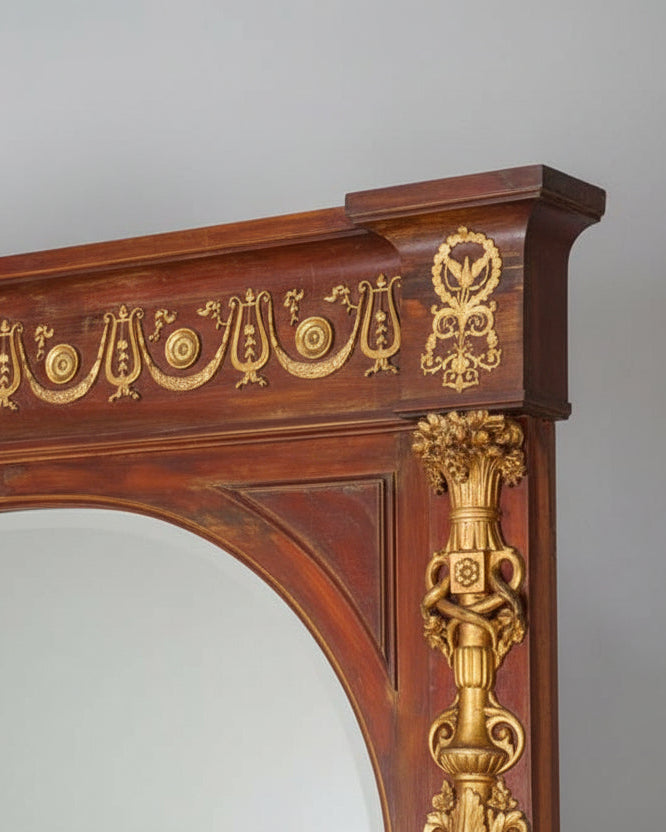 Espejo antiguo de caoba siglo XIX - Antique arte y decoracion