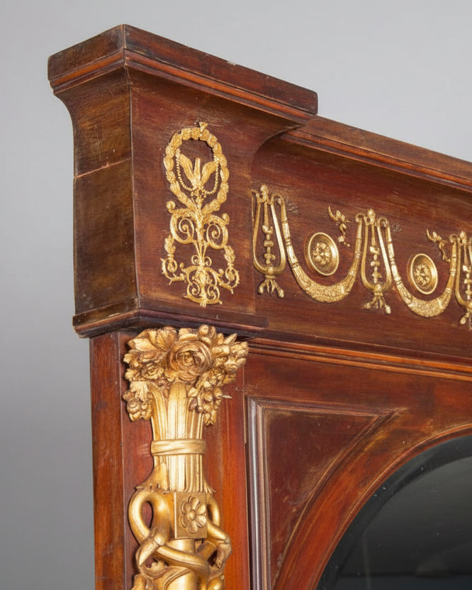 Espejo antiguo de caoba siglo XIX - Antique arte y decoracion