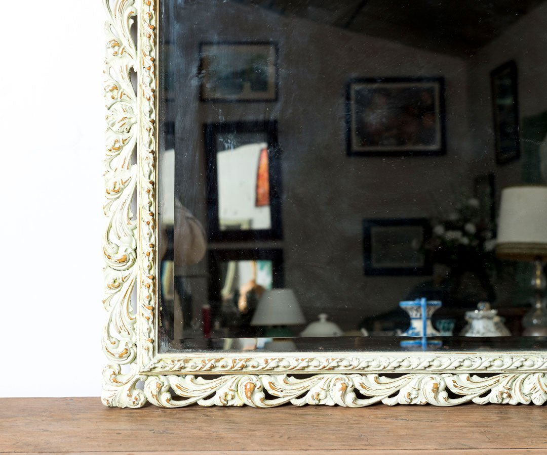Espejo antiguo isabelino restaurado - Antique arte y decoracion
