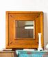 Espejo cuadrado de madera - Antique arte y decoracion