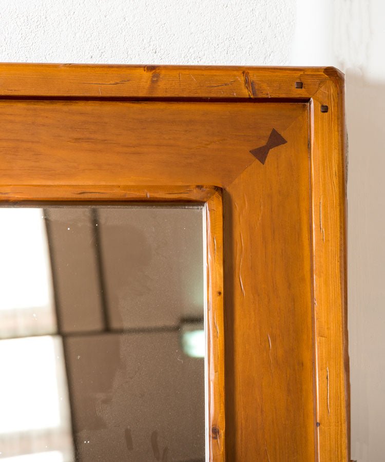 Espejo cuadrado de madera - Antique arte y decoracion