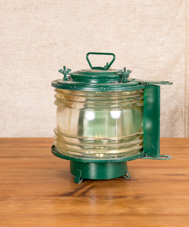 Farol antiguo alemán de barco - Antique arte y decoracion