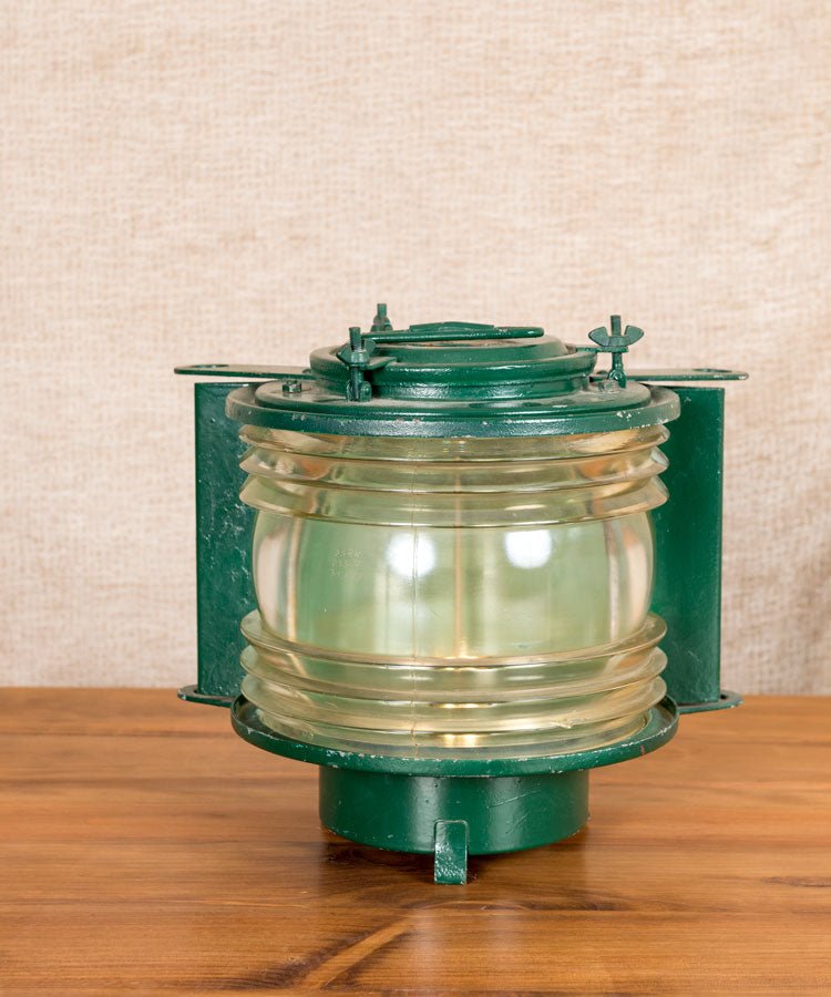 Farol antiguo alemán de barco - Antique arte y decoracion