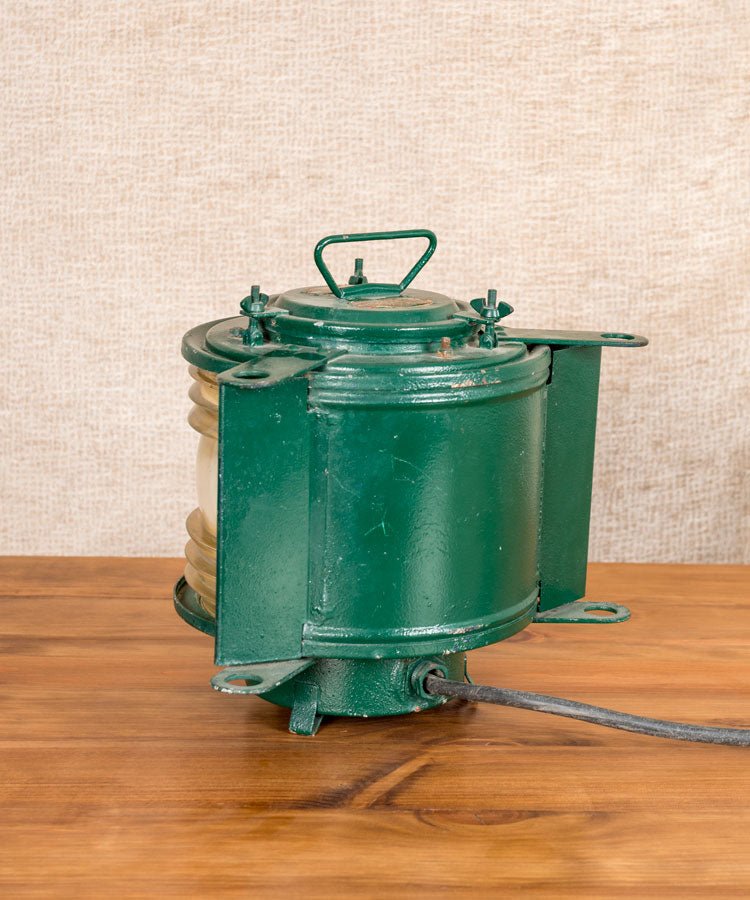 Farol antiguo alemán de barco - Antique arte y decoracion