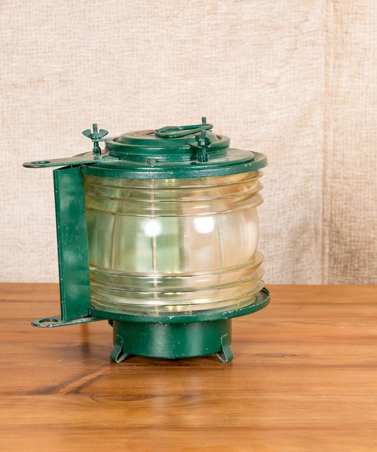 Farol antiguo alemán de barco - Antique arte y decoracion