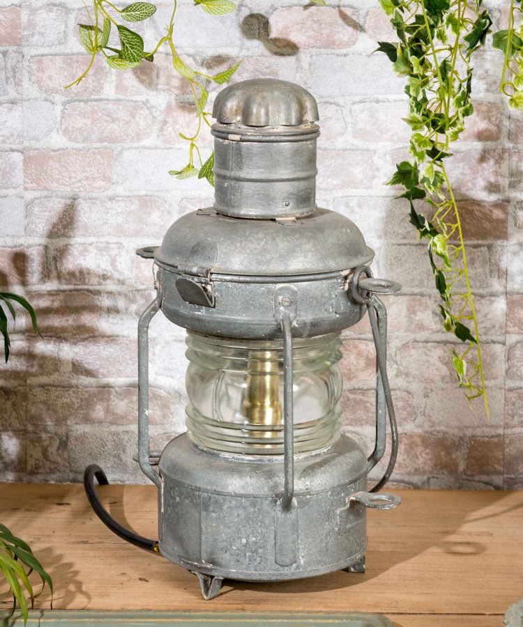 Farol de barco antiguo alemán - Antique arte y decoracion