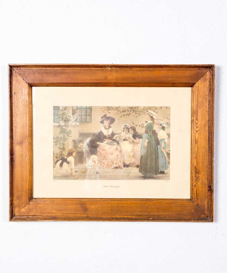 Litografía antigua School - Antique arte y decoracion