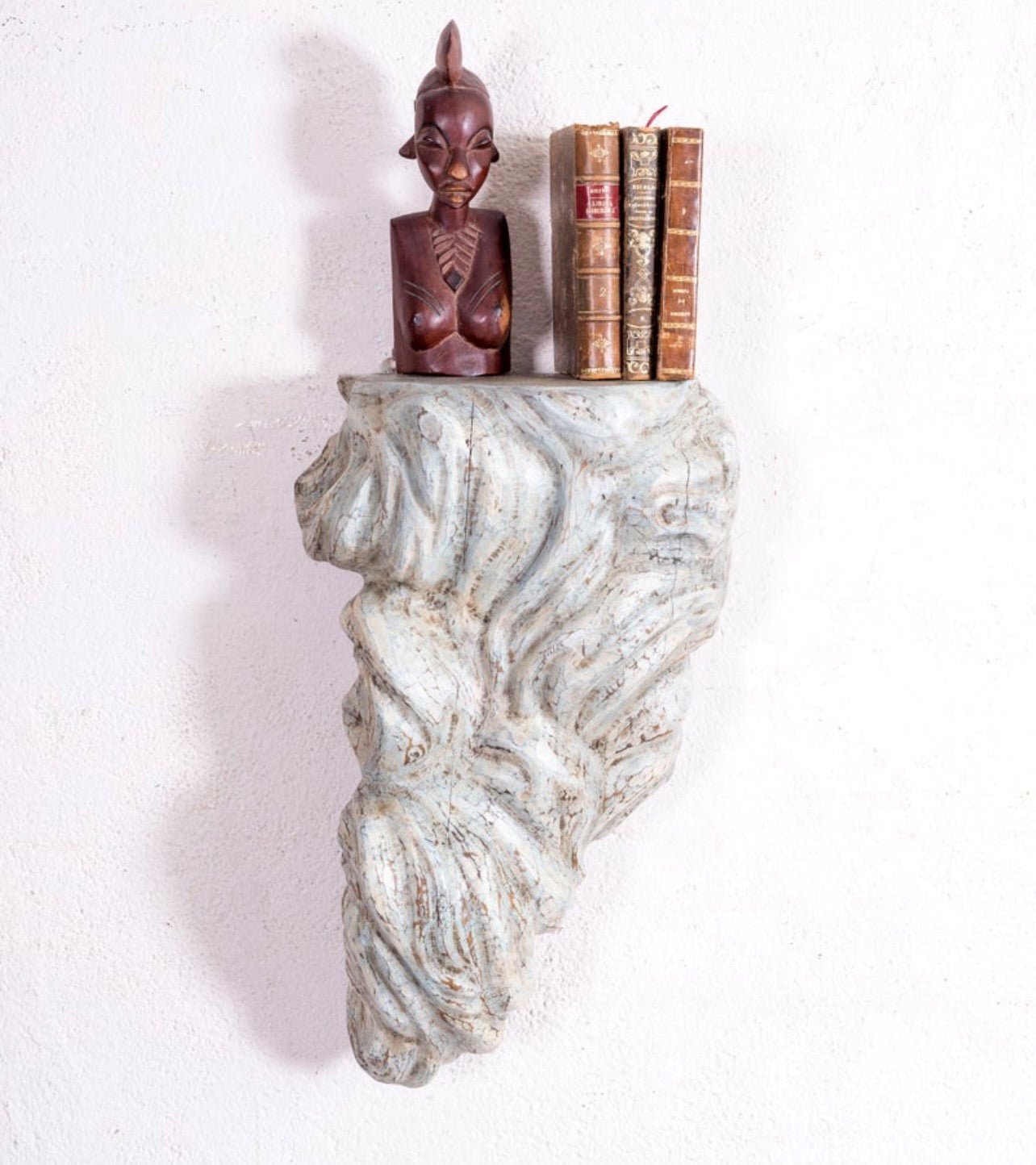 Ménsula de madera antigua Nuage - Antique arte y decoracion