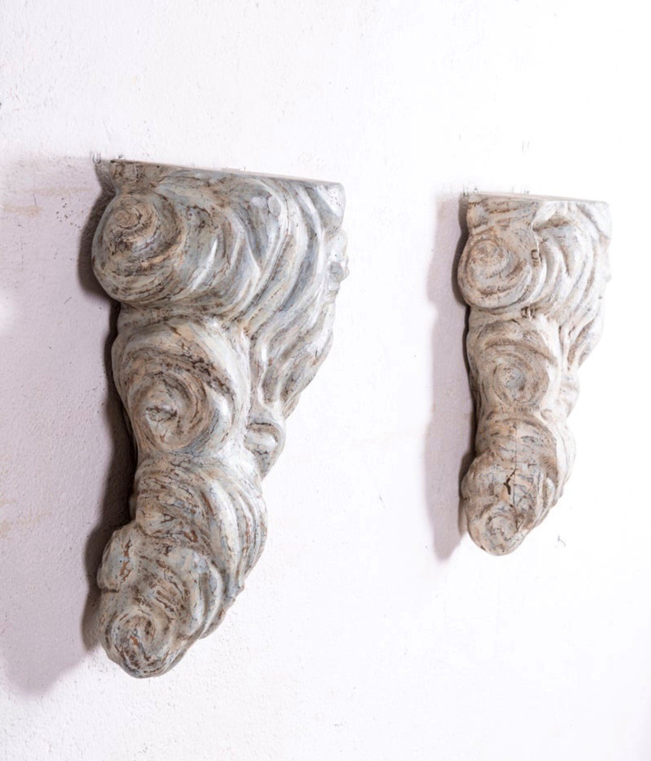 Ménsula de madera antigua Nuage - Antique arte y decoracion