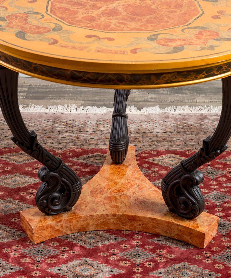 Mesa antigua estilo imperio - Antique arte y decoracion