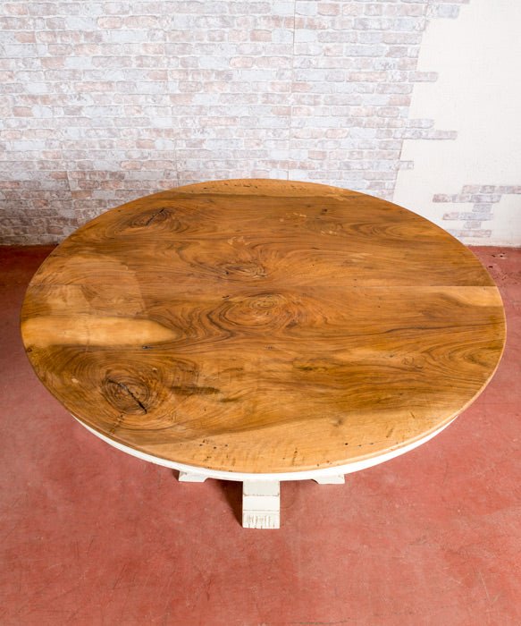 Mesa antigua ovalada Getxo - Antique arte y decoracion