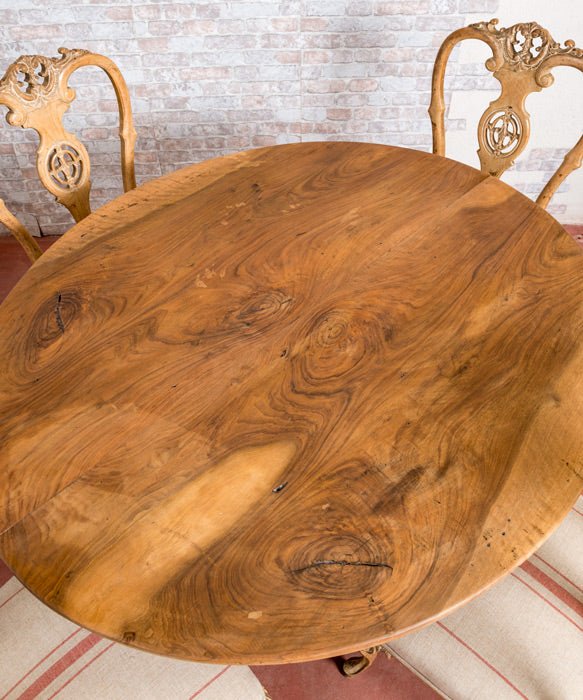 Mesa antigua ovalada Getxo - Antique arte y decoracion