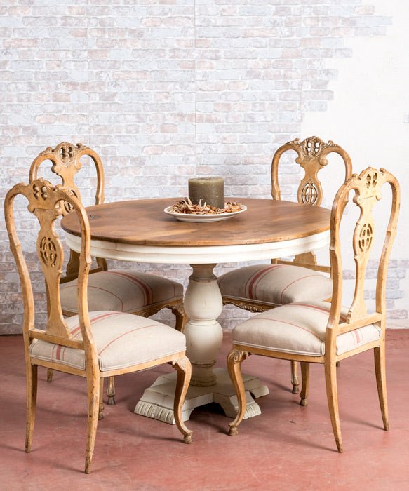 Mesa antigua ovalada Getxo - Antique arte y decoracion