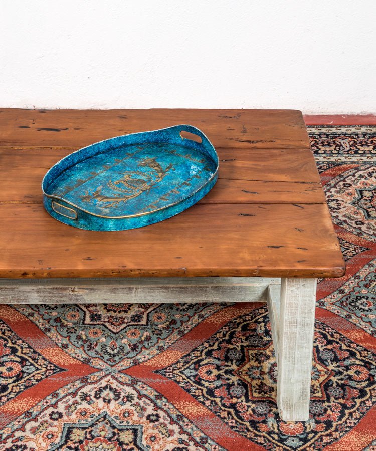 Mesa baja restaurada Pravia - Antique arte y decoracion