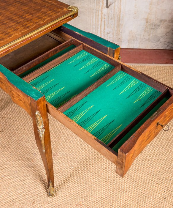 Mesa de juego antigua Luis XV - Antique arte y decoracion