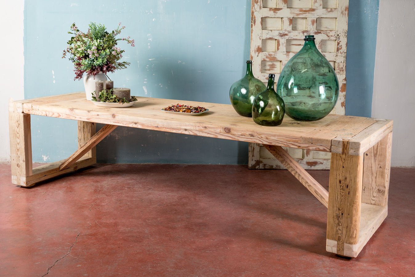 Mesa reciclada La Villa - Antique arte y decoracion