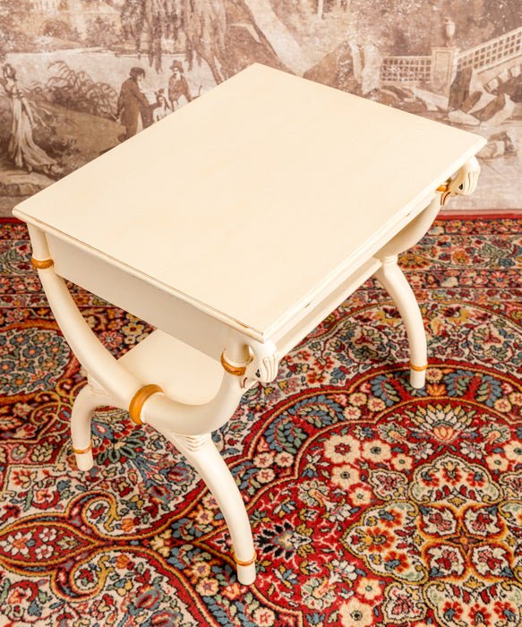 Mesita auxiliar antigua Imperio - Antique arte y decoracion