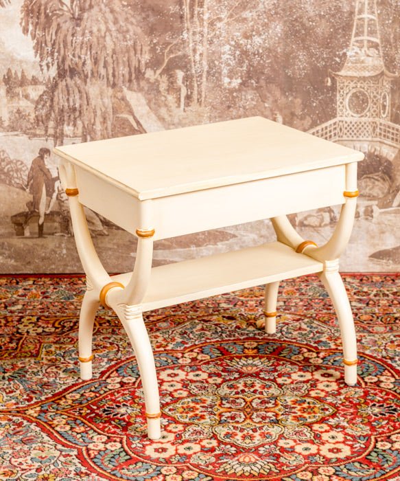 Mesita auxiliar antigua Imperio - Antique arte y decoracion