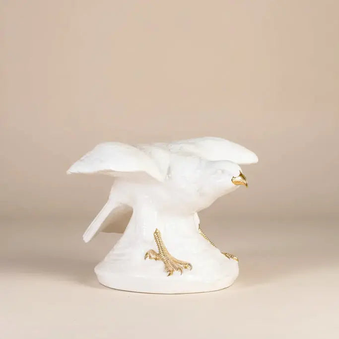 Pareja de águilas de cerámica - Antique arte y decoracion