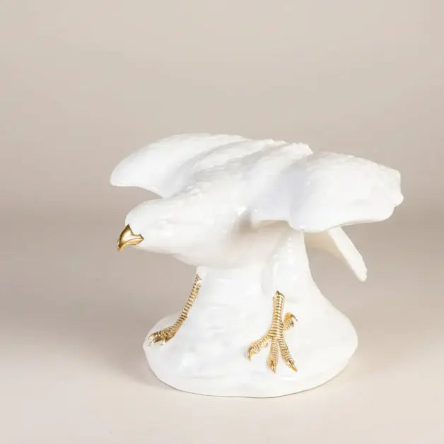 Pareja de águilas de cerámica - Antique arte y decoracion